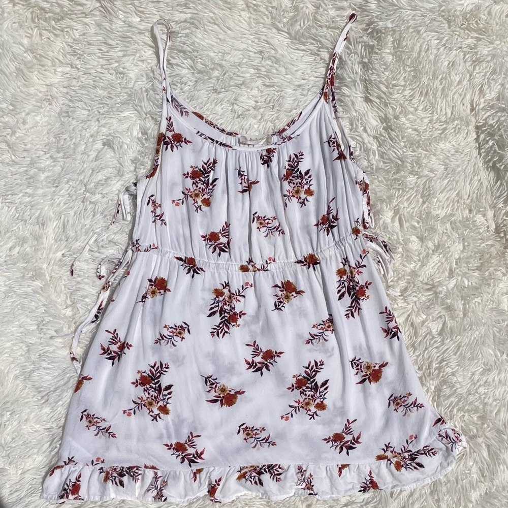 (SOLD) Altar’d State Red Floral Tank Top